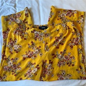 Torrid Sheer Floral Pants